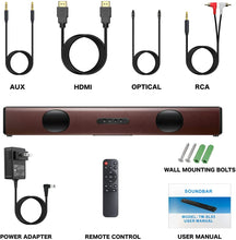 Load image into Gallery viewer, 3D Surround Sound Bluetooth Soundbar
